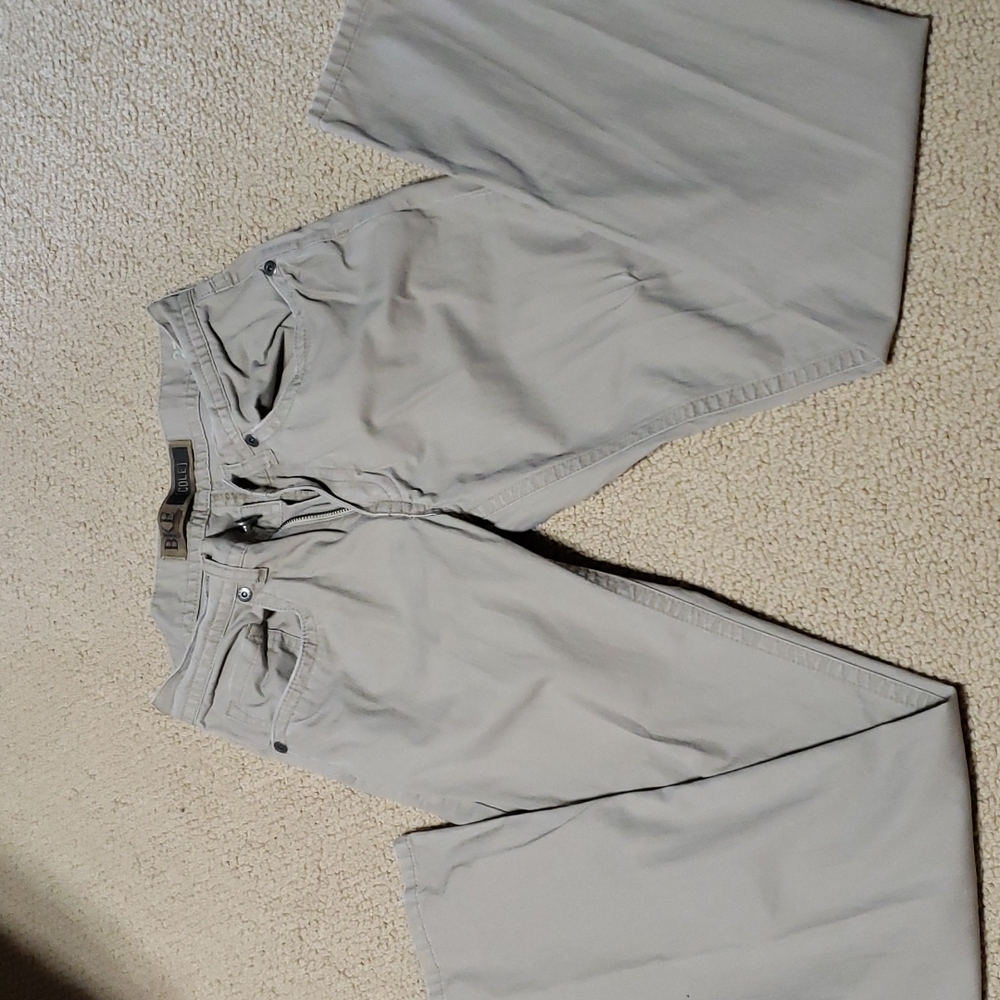 Mens khaki BKE jeans
